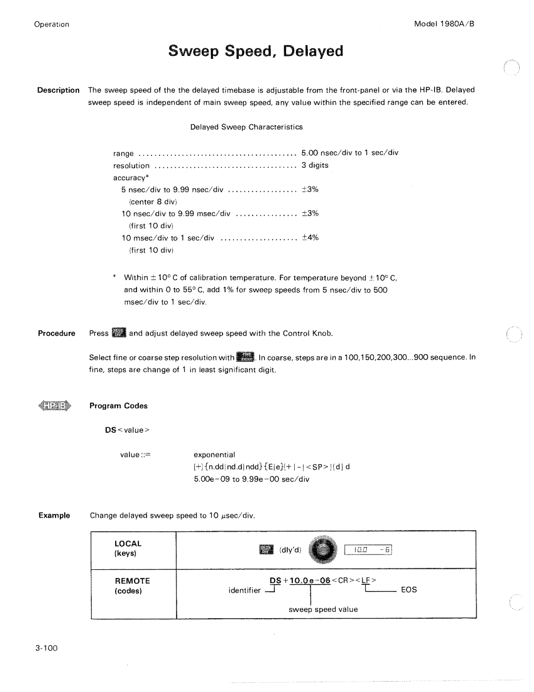 HP 1980 A, B manual 