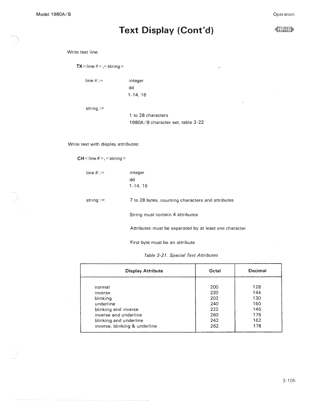 HP B, 1980 A manual 