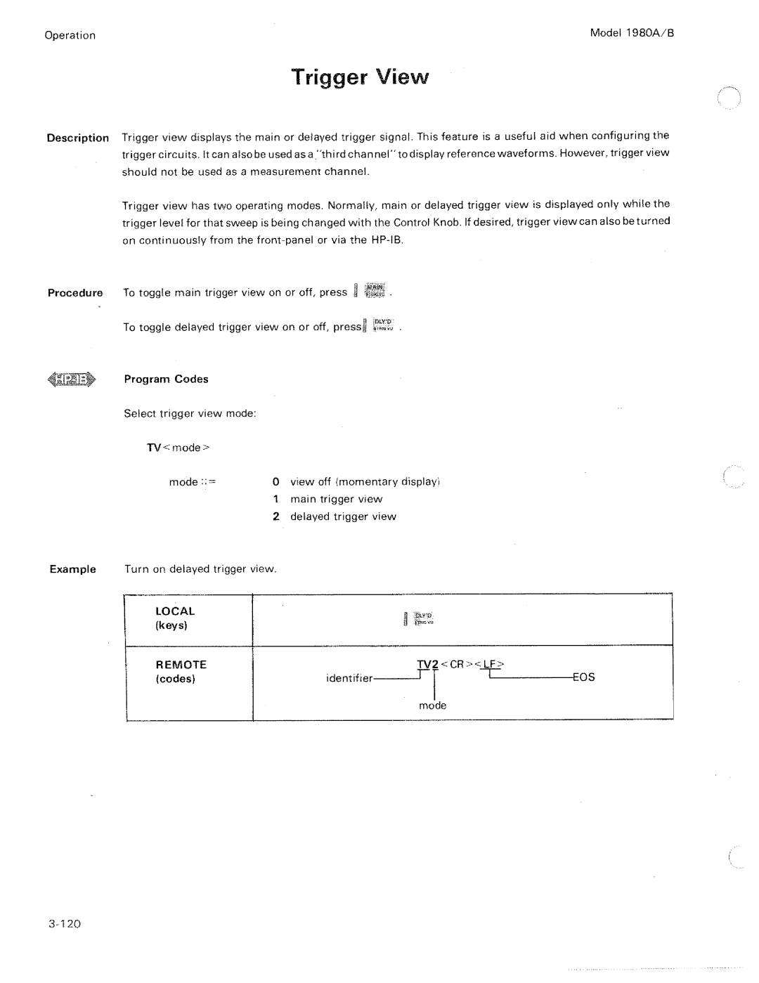 HP 1980 A, B manual 