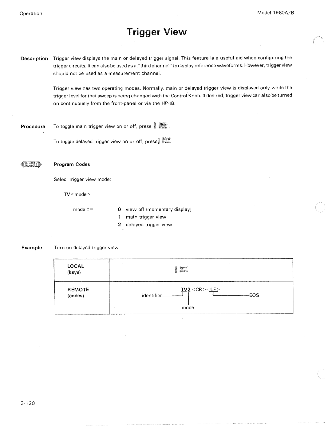 HP 1980 A, B manual 