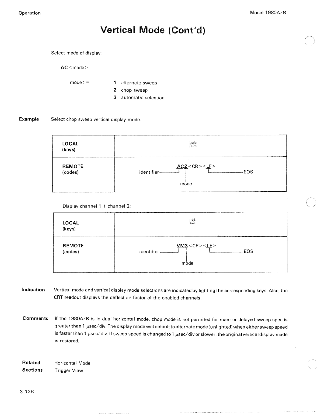 HP 1980 A, B manual 