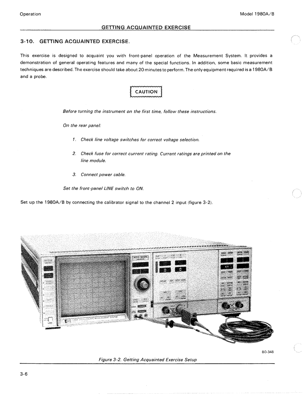 HP 1980 A, B manual 