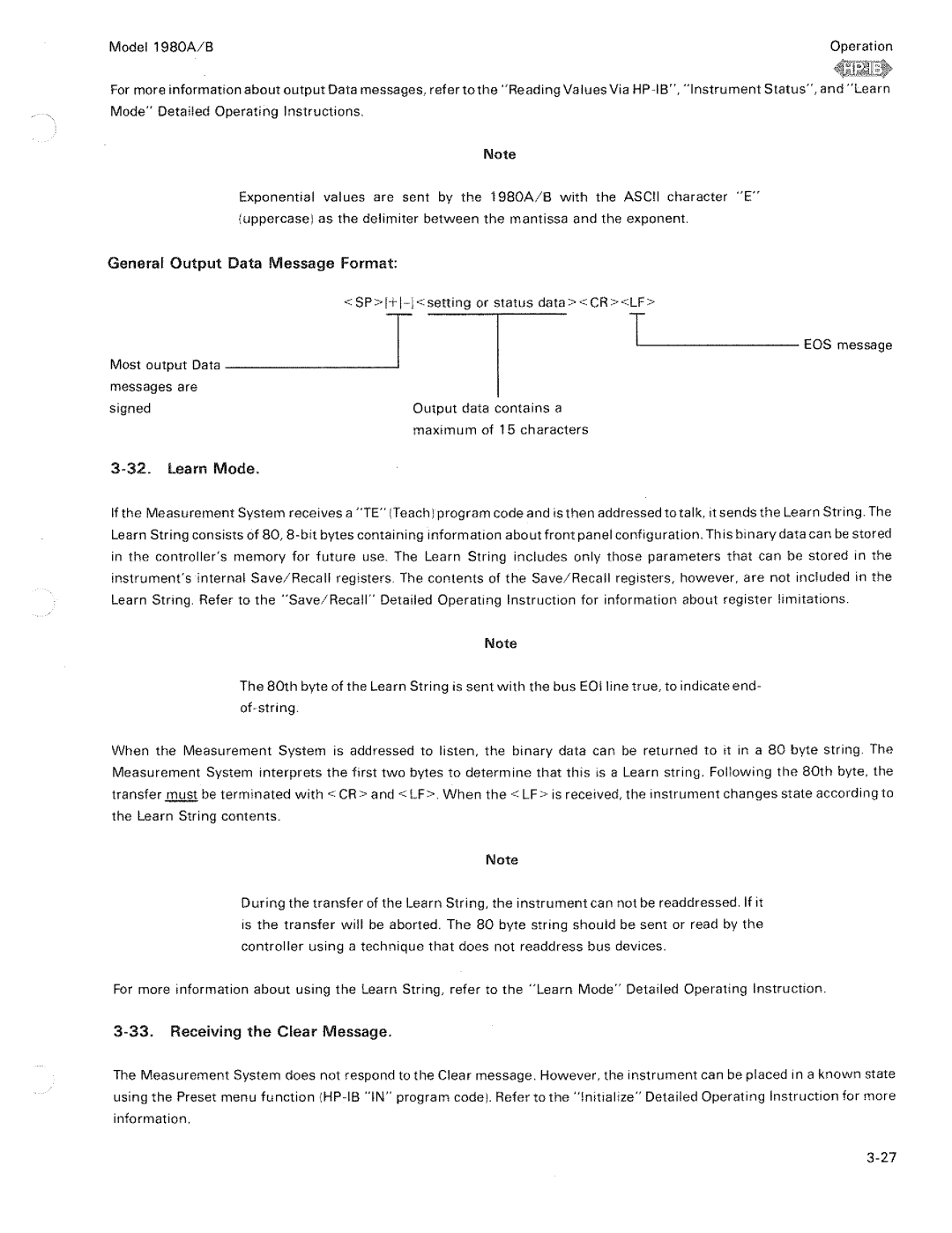 HP B, 1980 A manual 