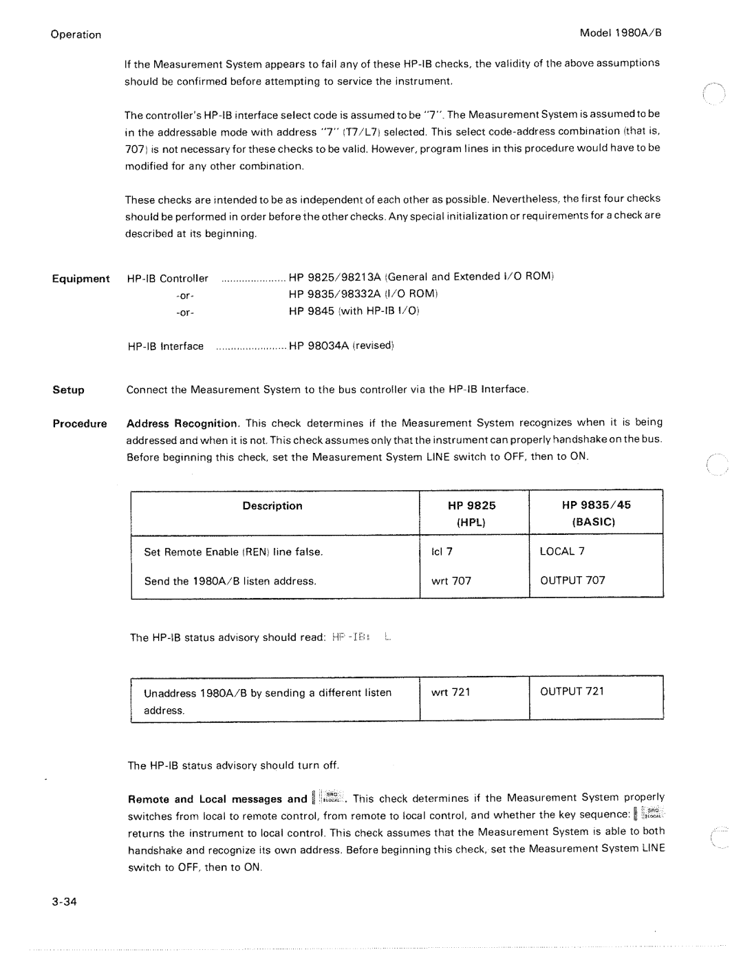 HP 1980 A, B manual 