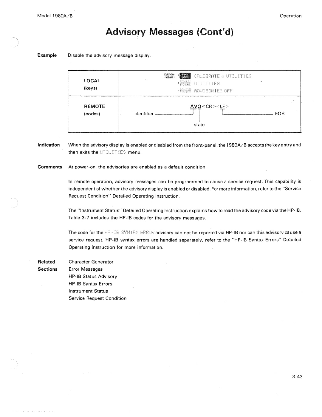 HP B, 1980 A manual 