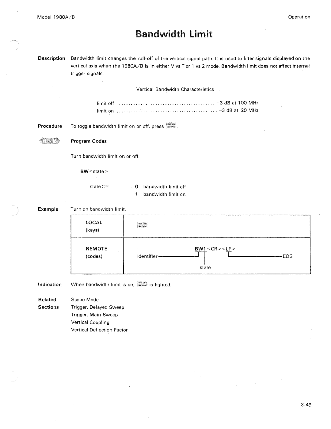 HP B, 1980 A manual 