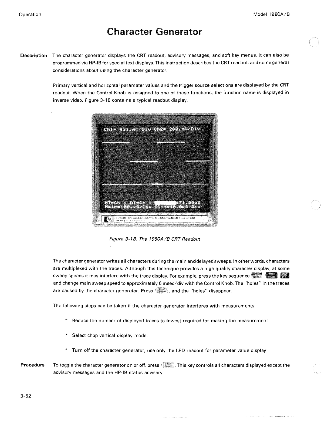 HP 1980 A, B manual 