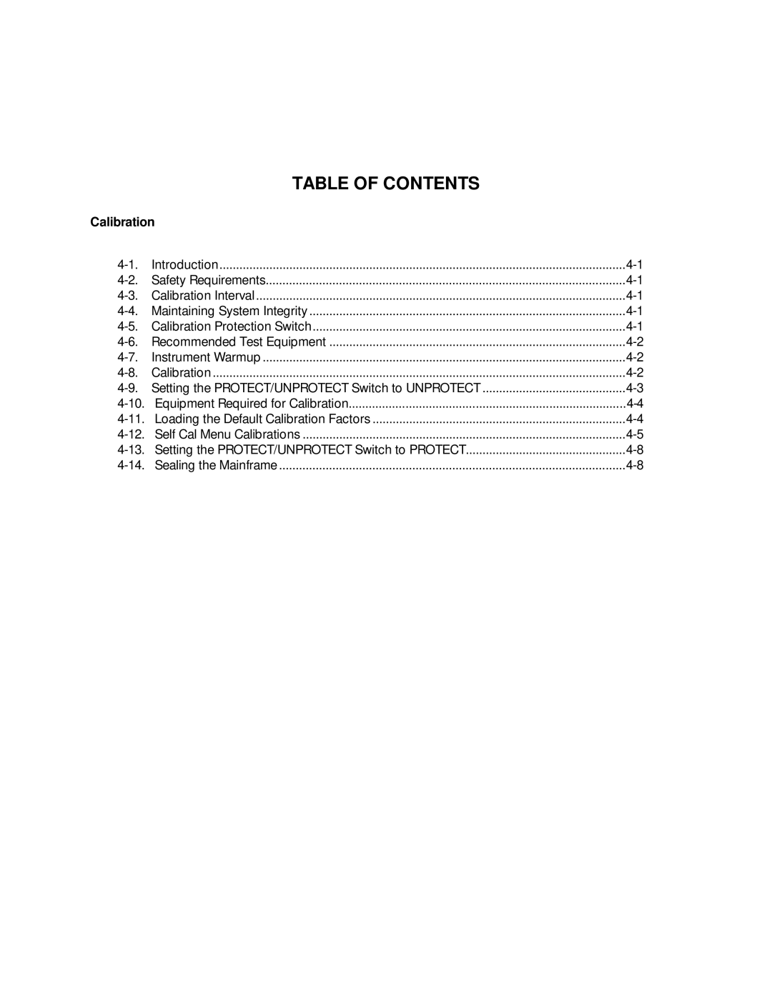 HP 1GSa/s Digitizing Oscilloscope 16532A manual Table of Contents 