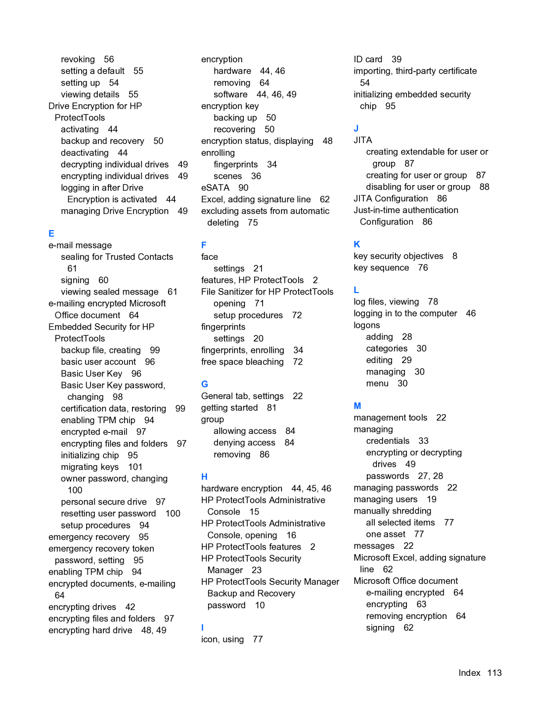 HP 2 Base Model manual Jita, Face 