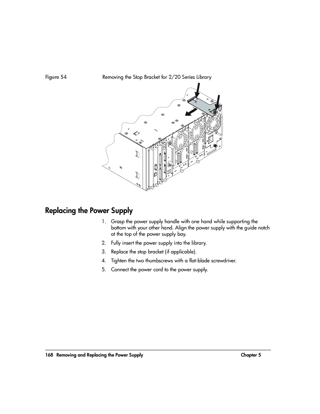 HP 20-Feb manual Replacing the Power Supply 