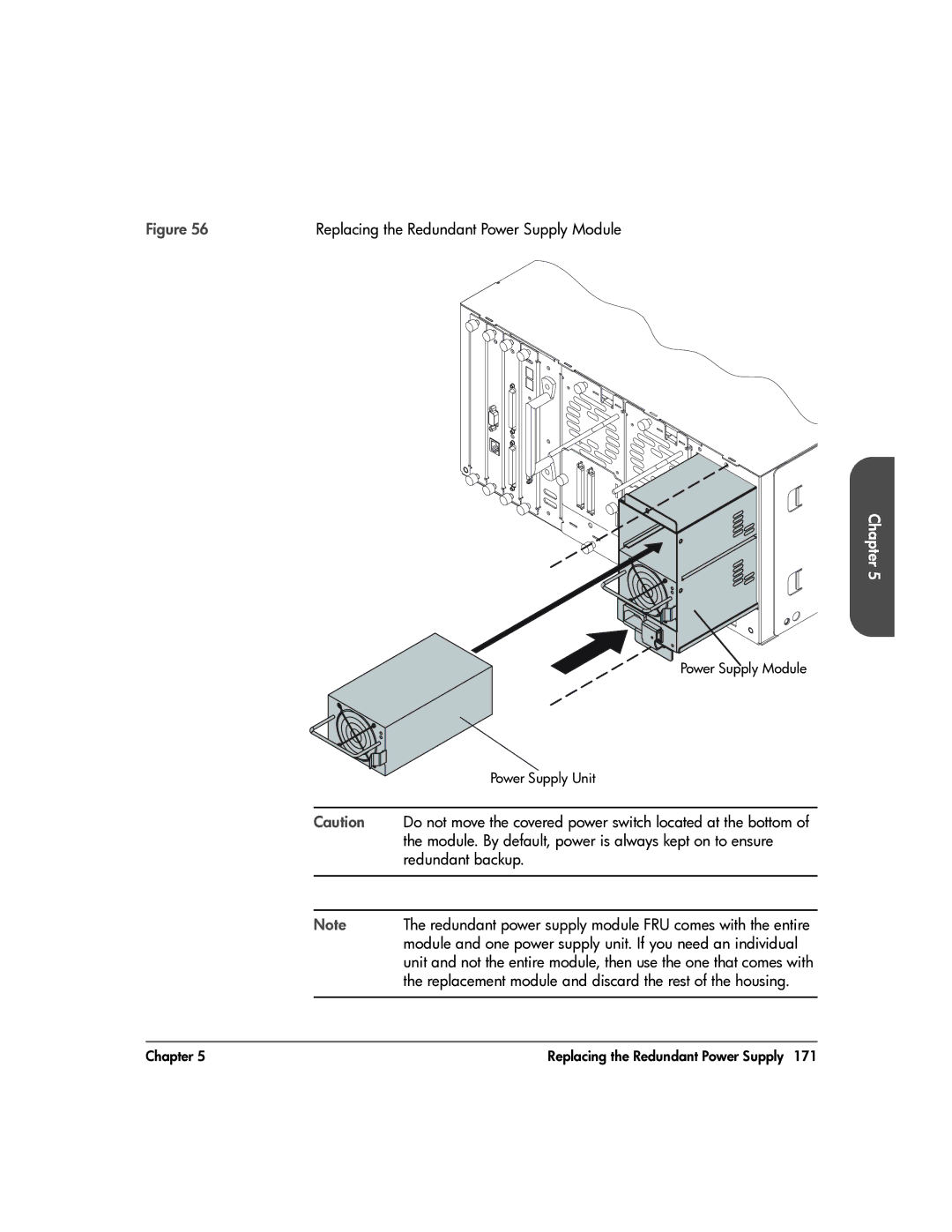 HP 20-Feb manual Module. By default, power is always kept on to ensure, Redundant backup 