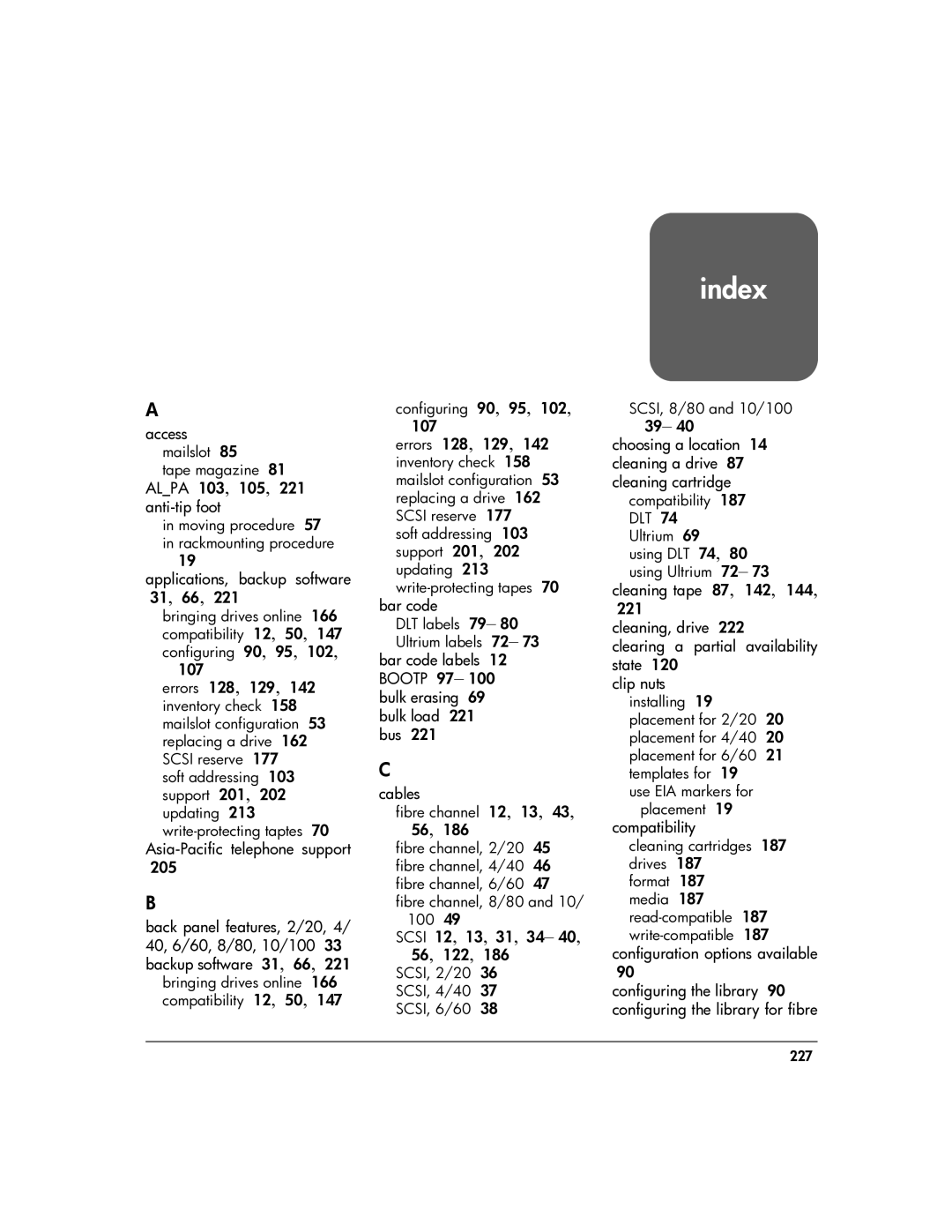 HP 20-Feb manual Index 