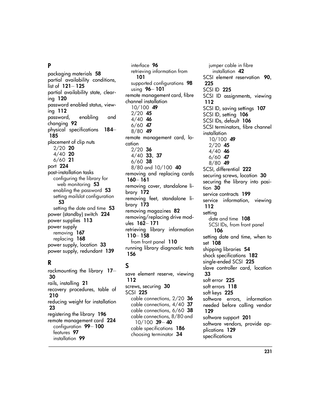 HP 20-Feb manual Scsi ID 