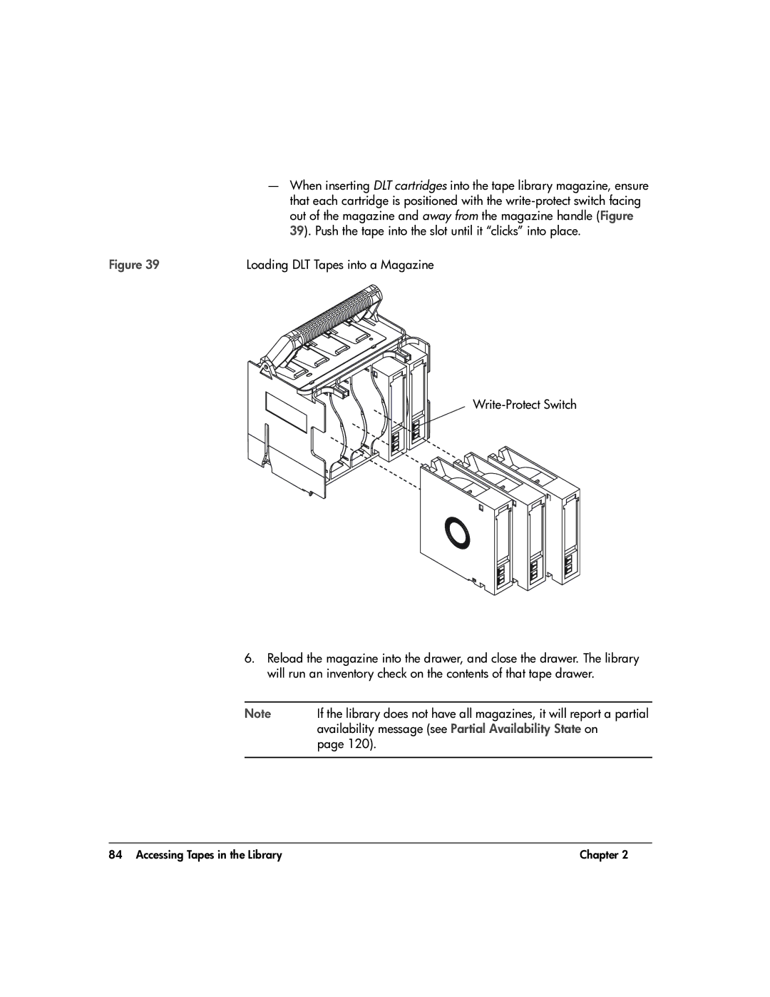 HP 20-Feb manual Availability message see Partial Availability State on 