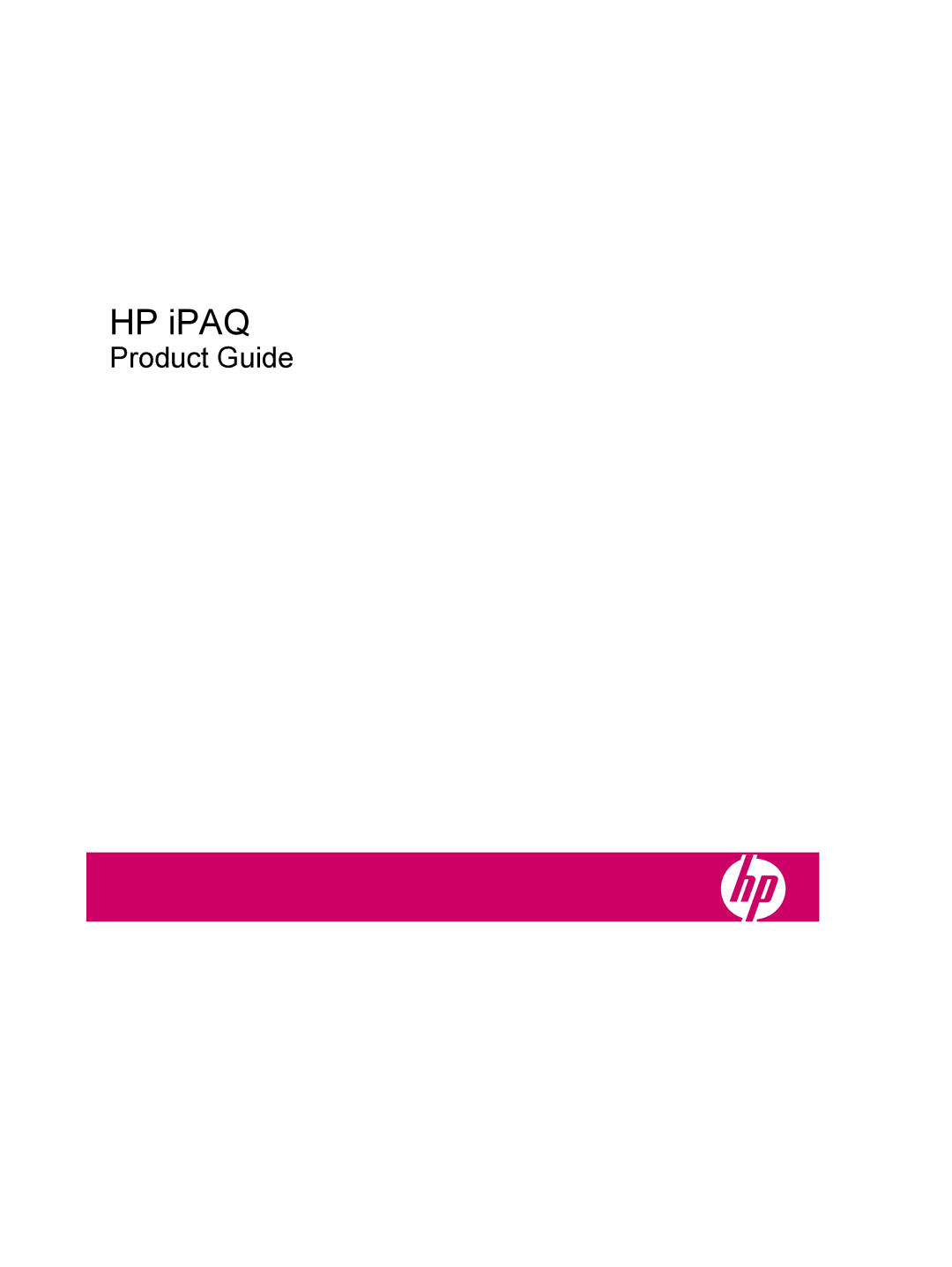 HP 200 manual HP iPAQ 