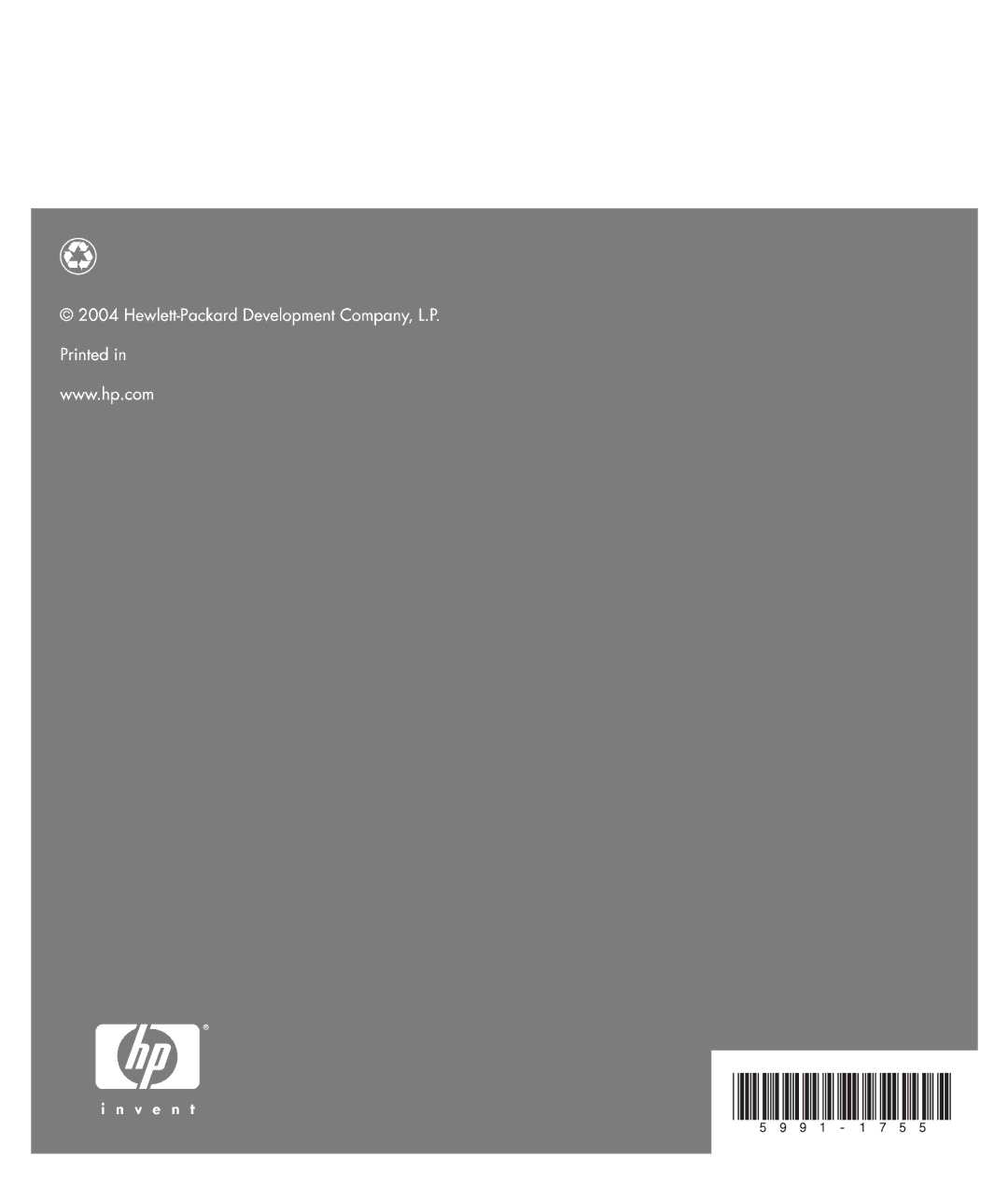 HP 2000495 manual 