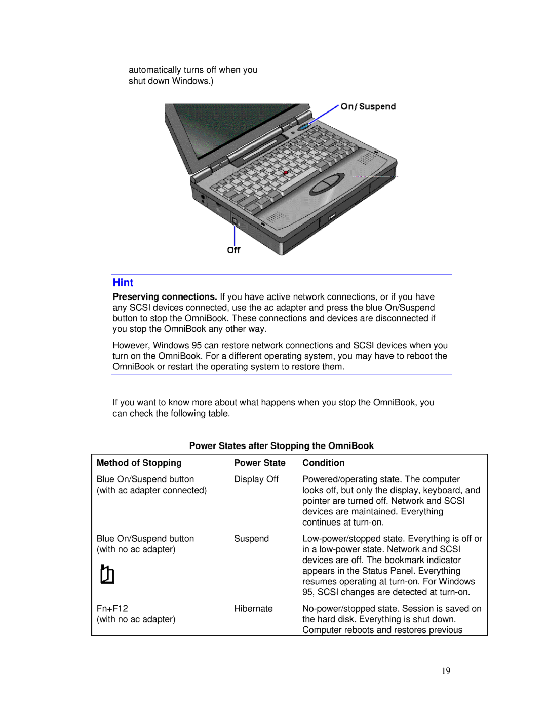 HP 2000/5700 manual Automatically turns off when you shut down Windows 