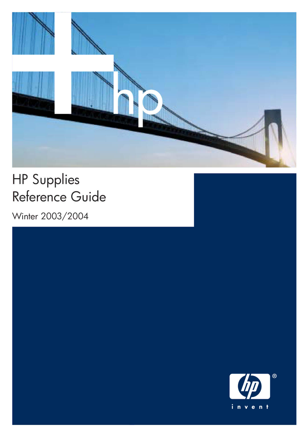 HP 200T manual HP Supplies Reference Guide 