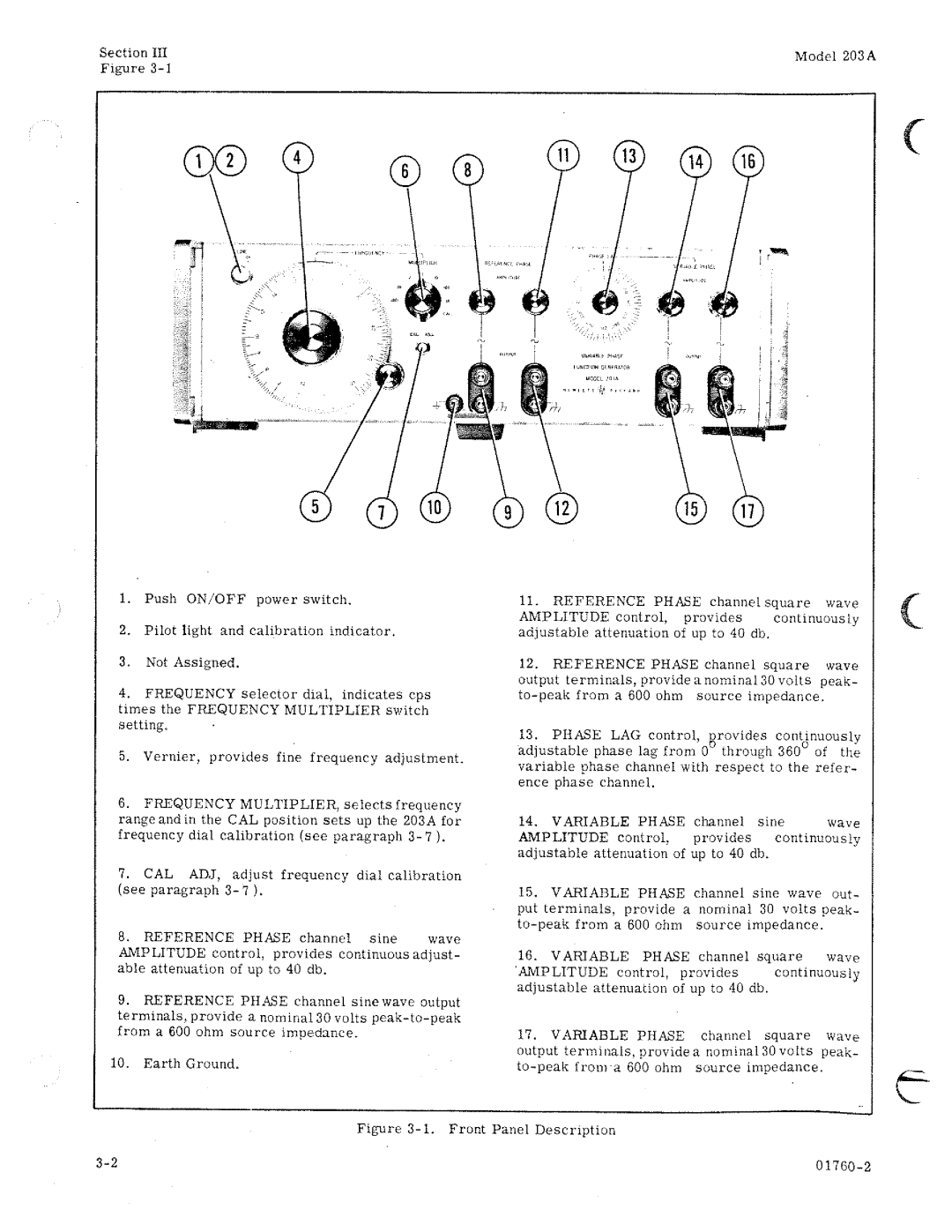 HP 203A manual 