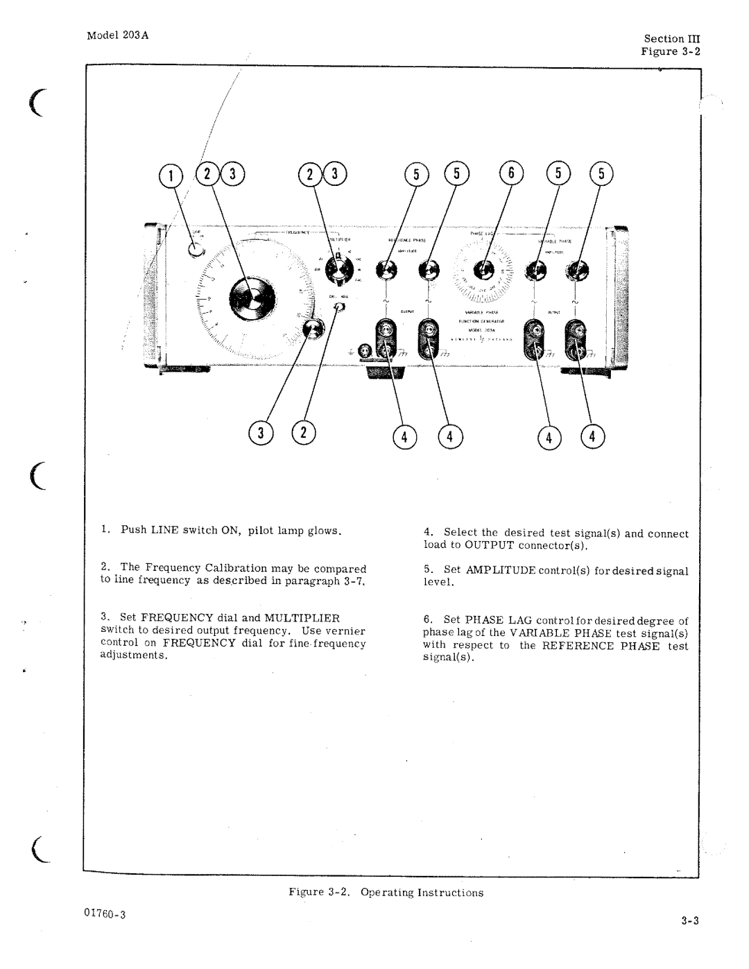 HP 203A manual 