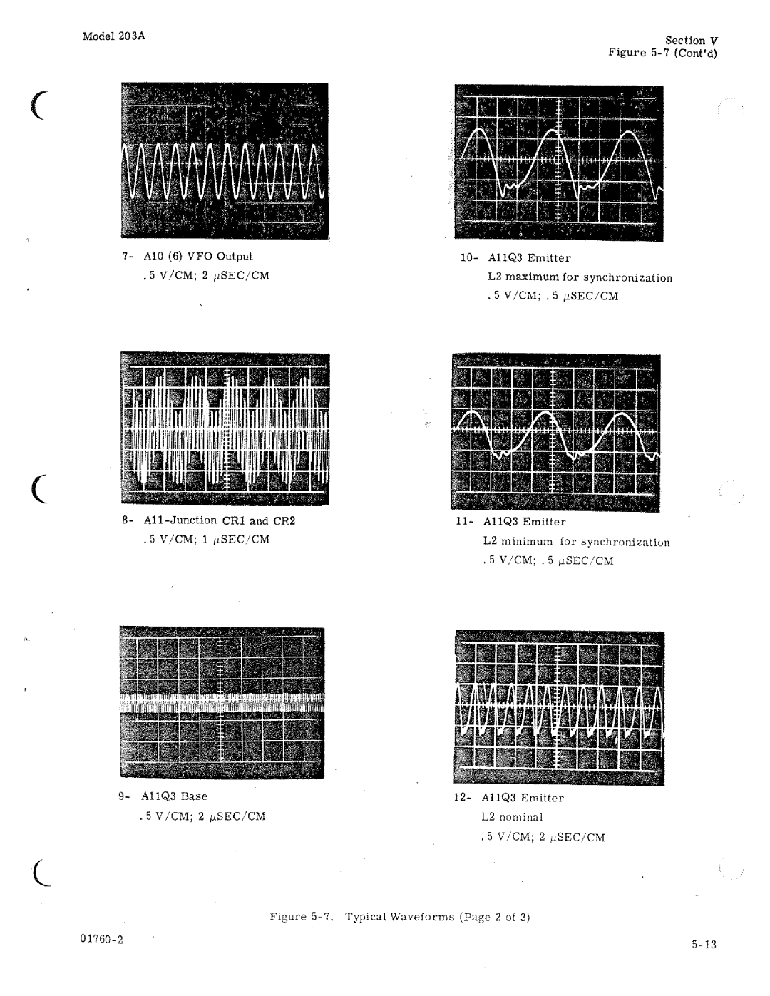 HP 203A manual 