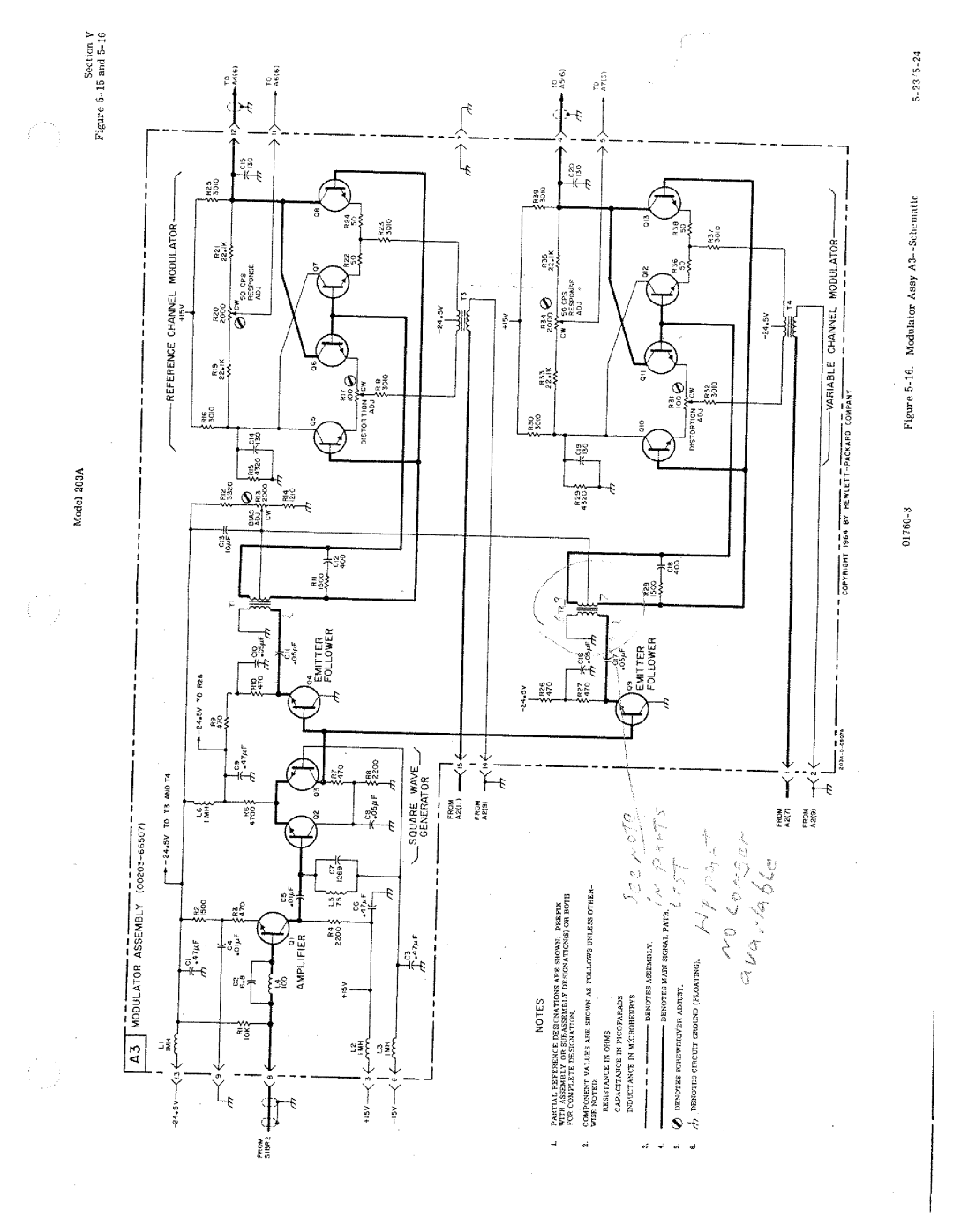 HP 203A manual 