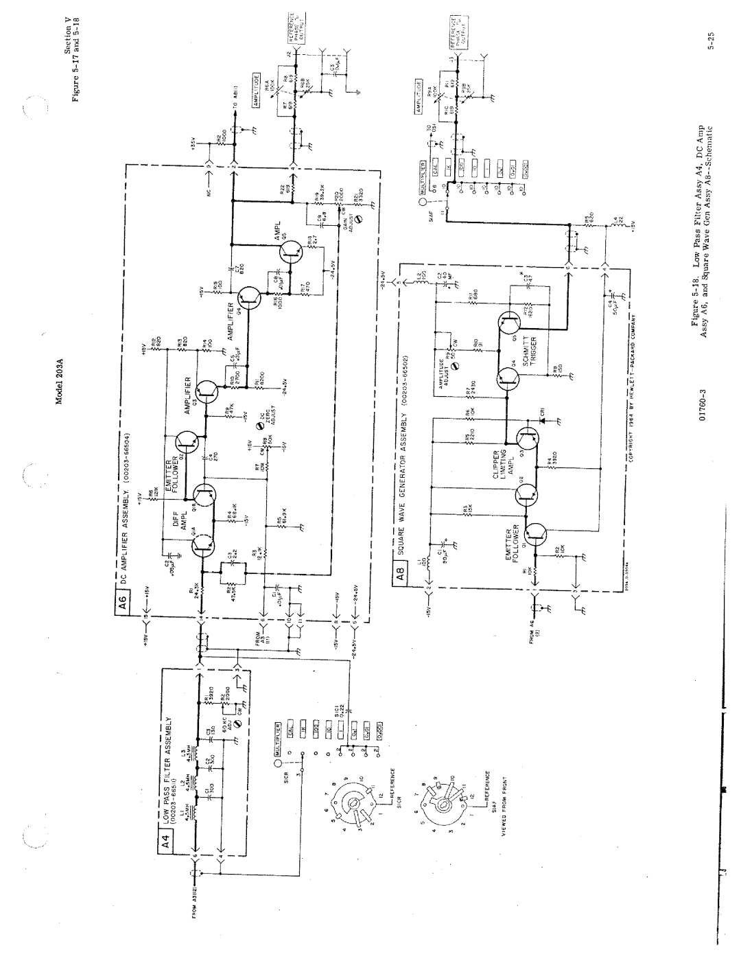 HP 203A manual 