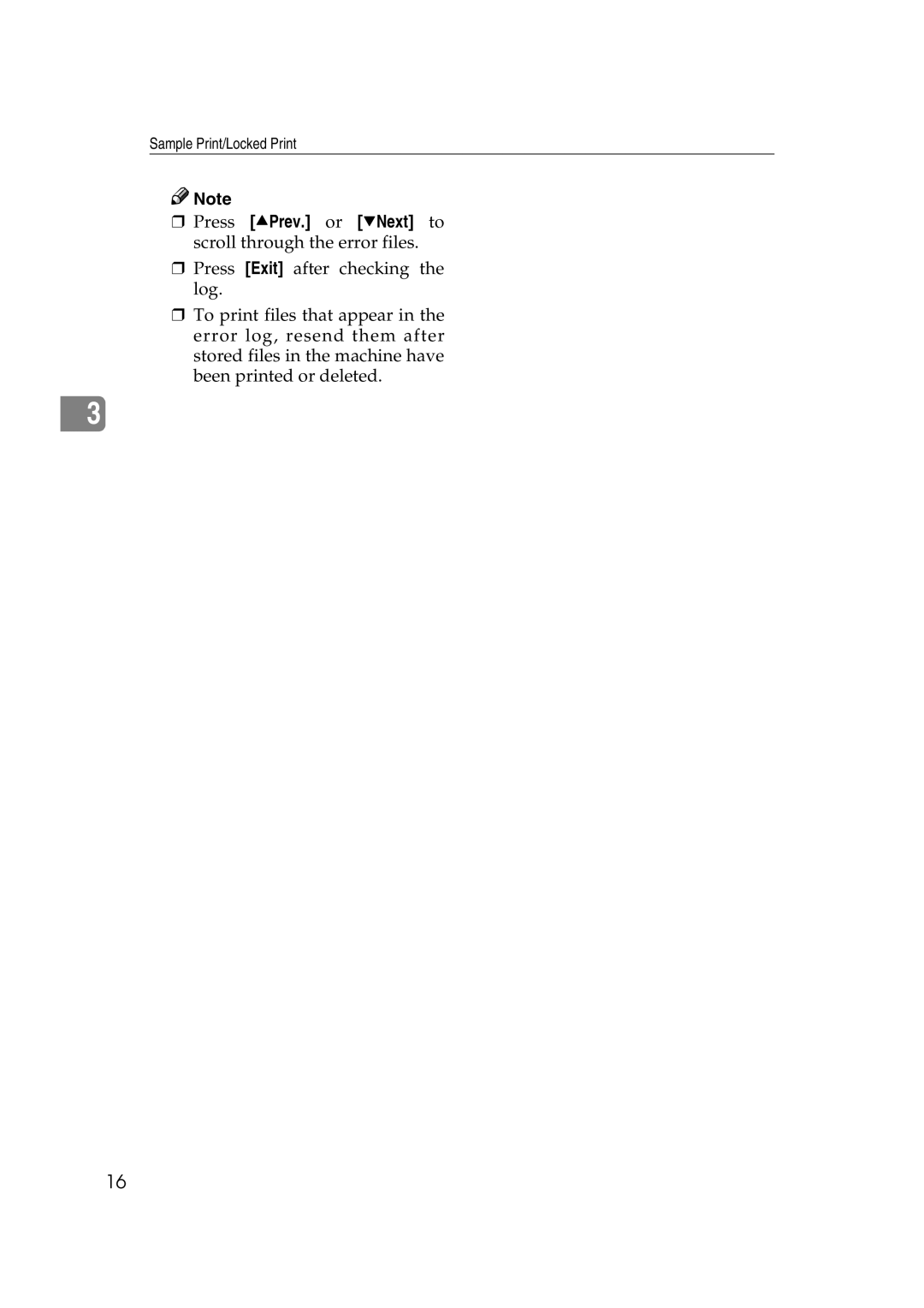 HP 2045 manual Sample Print/Locked Print 