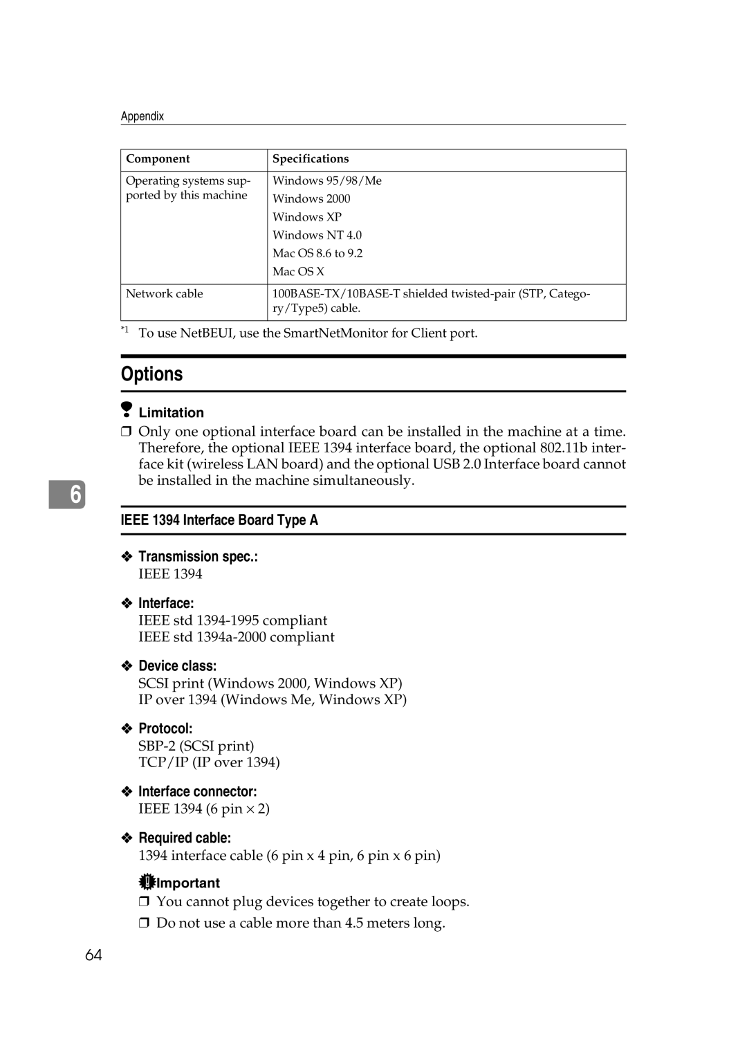 HP 2045 manual Options 