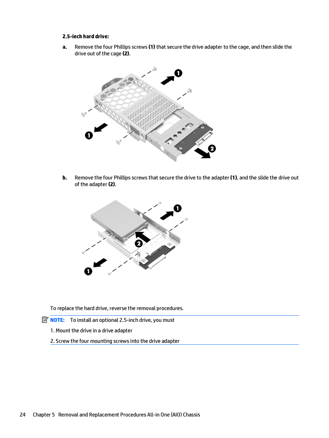 HP 205 G1 manual Inch hard drive 