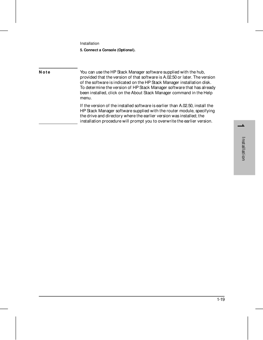 HP 210 manual Menu, Drive and directory where the earlier version was installed 