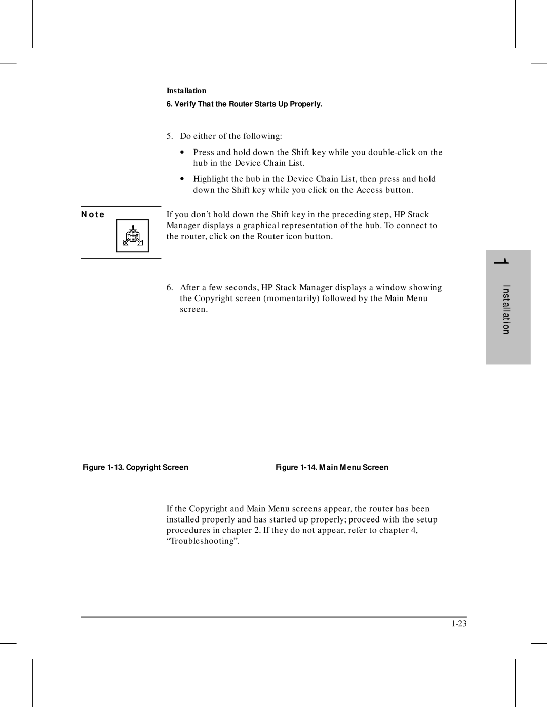 HP 210 Do either of the following, Hub in the Device Chain List, Down the Shift key while you click on the Access button 