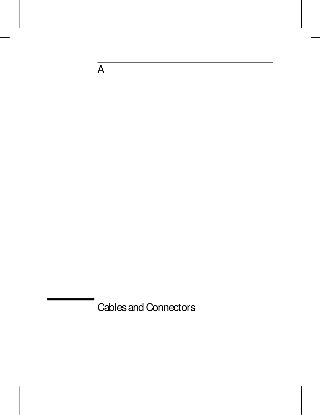 HP 210 manual Cables and Connectors 