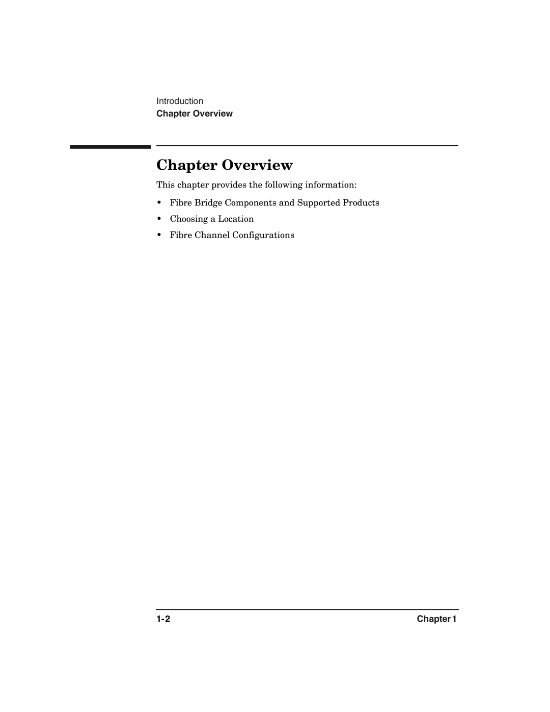 HP 2100 ER manual Chapter Overview 