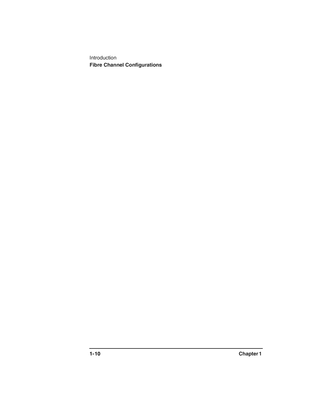 HP 2100 ER manual Fibre Channel Configurations 