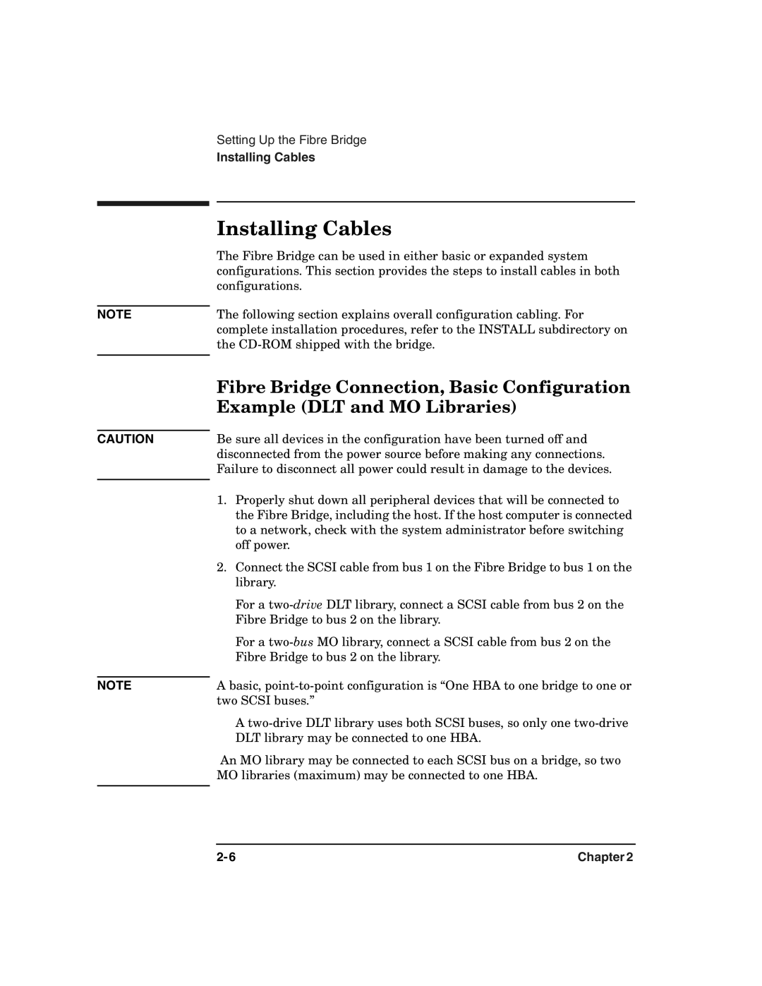 HP 2100 ER manual Installing Cables 