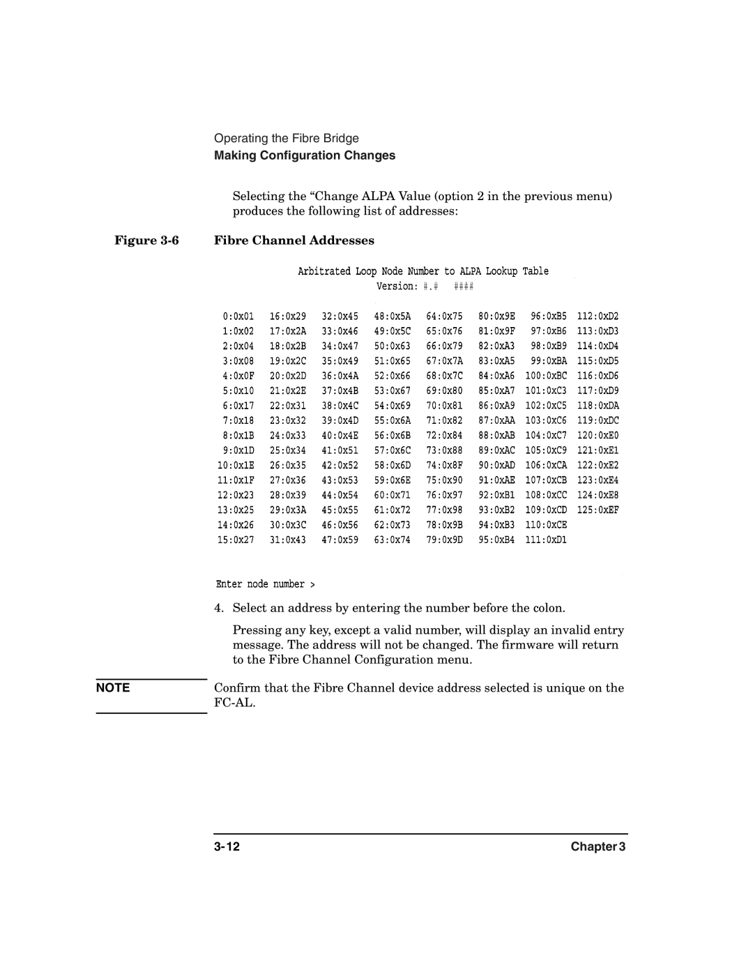 HP 2100 ER manual Fibre Channel Addresses 