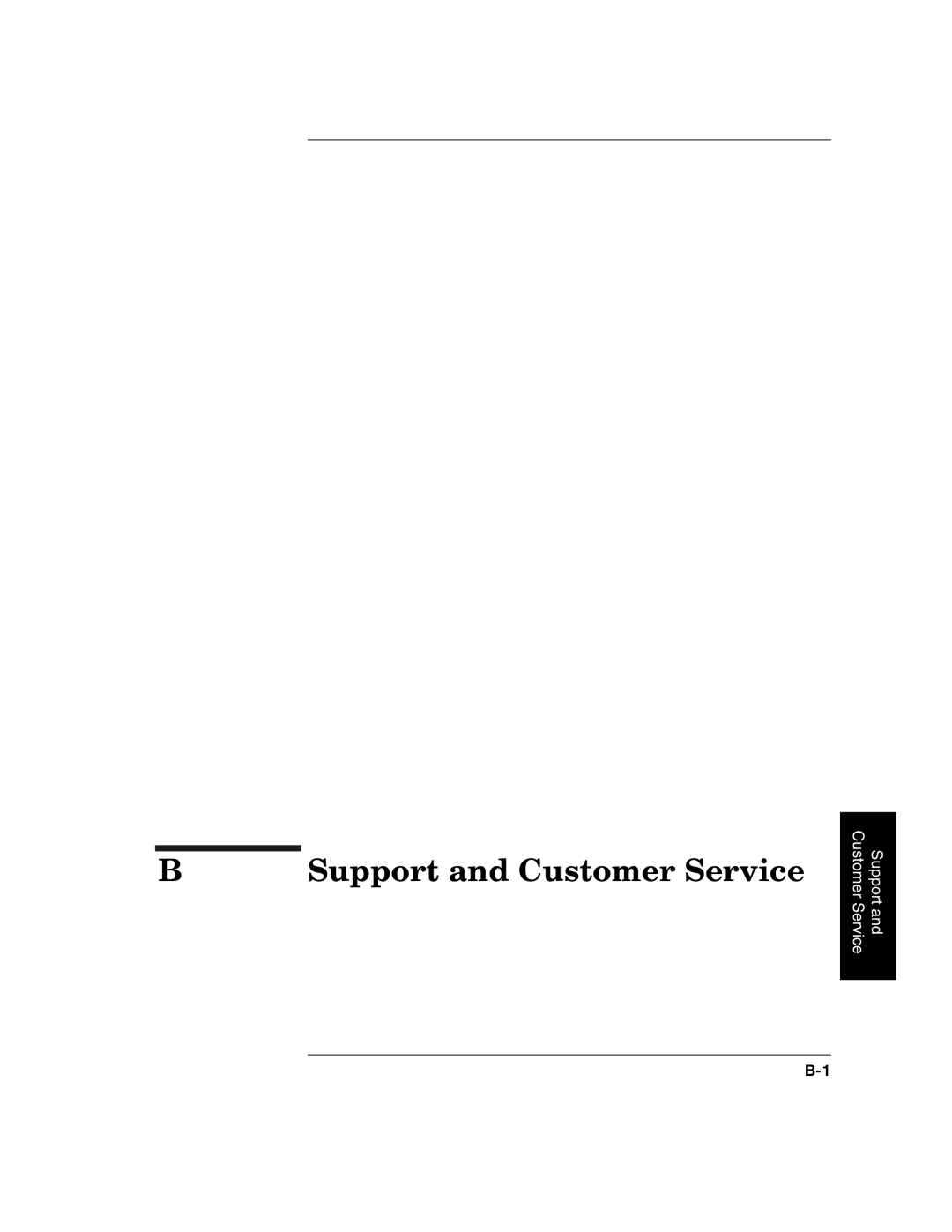 HP 2100 ER manual Support and Customer Service 