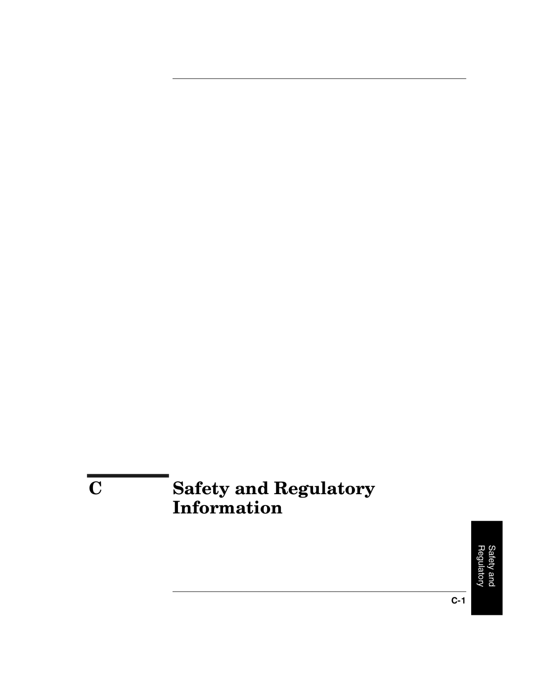 HP 2100 ER manual Safety and Regulatory 