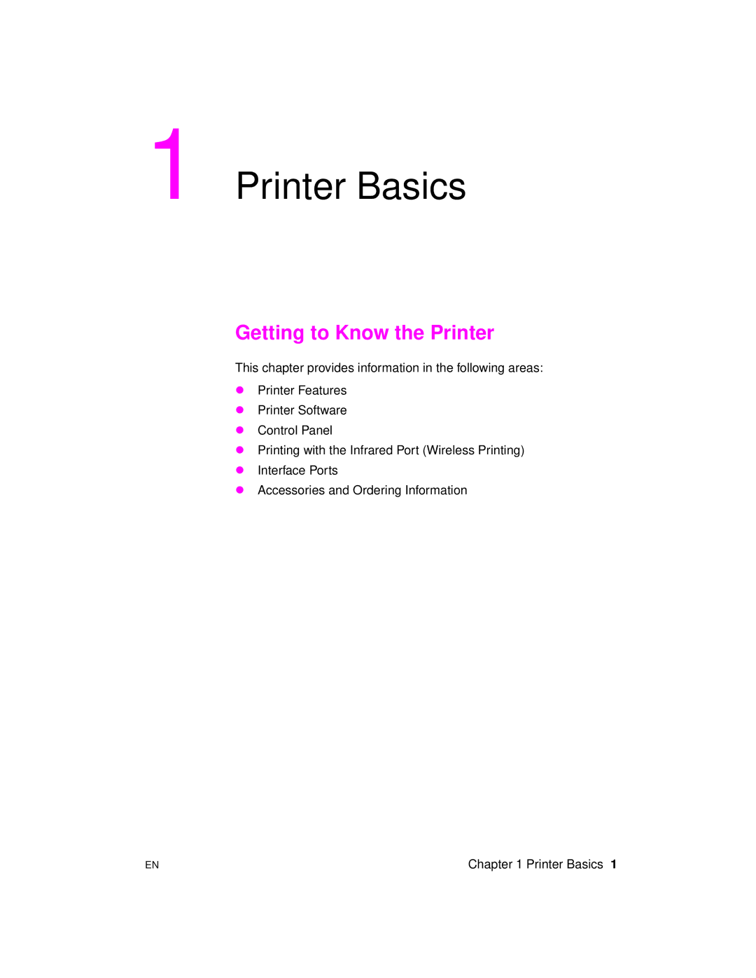 HP 2100 M, 2100 TN manual Printer Basics, Getting to Know the Printer 