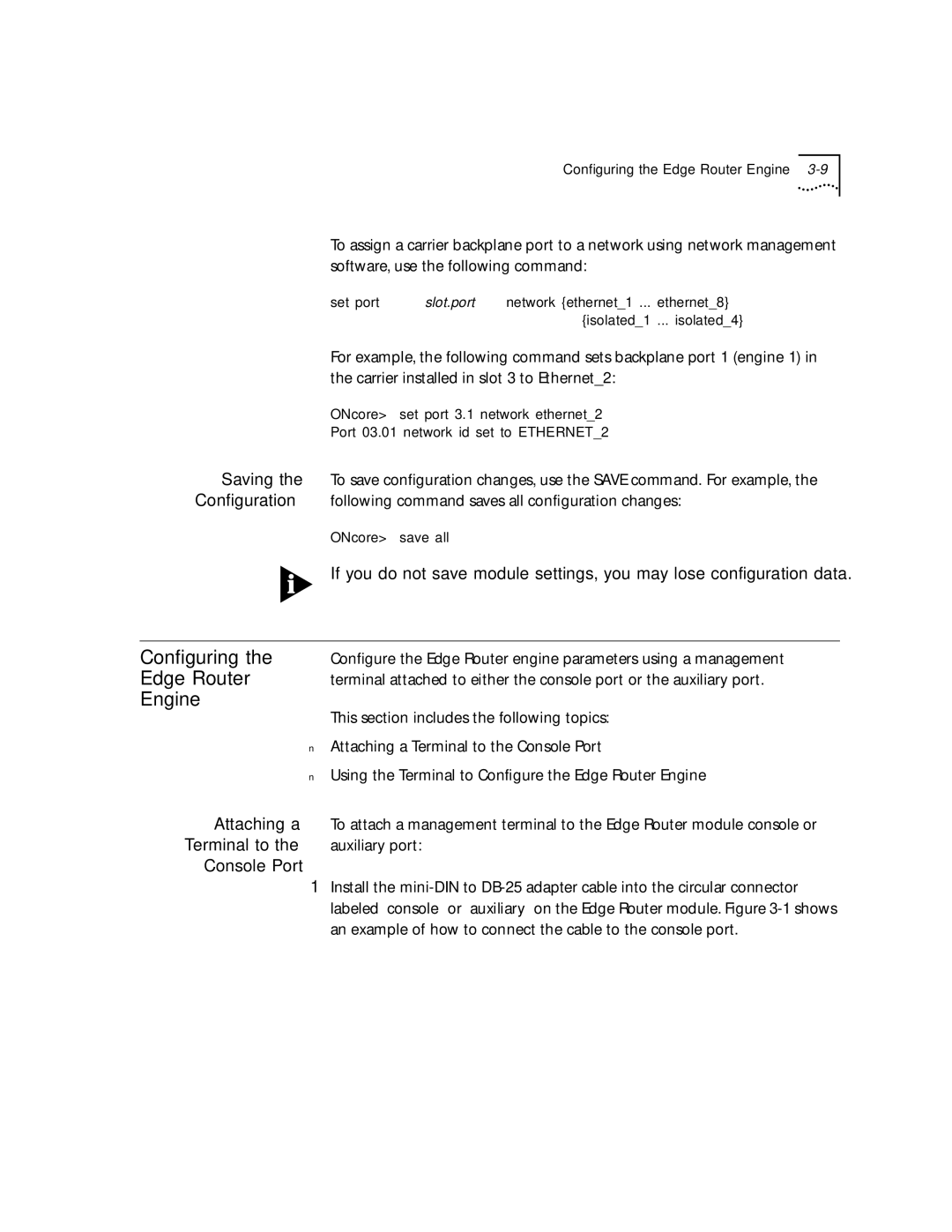 HP 2103R-CSDI manual Terminal to Auxiliary port Console Port 