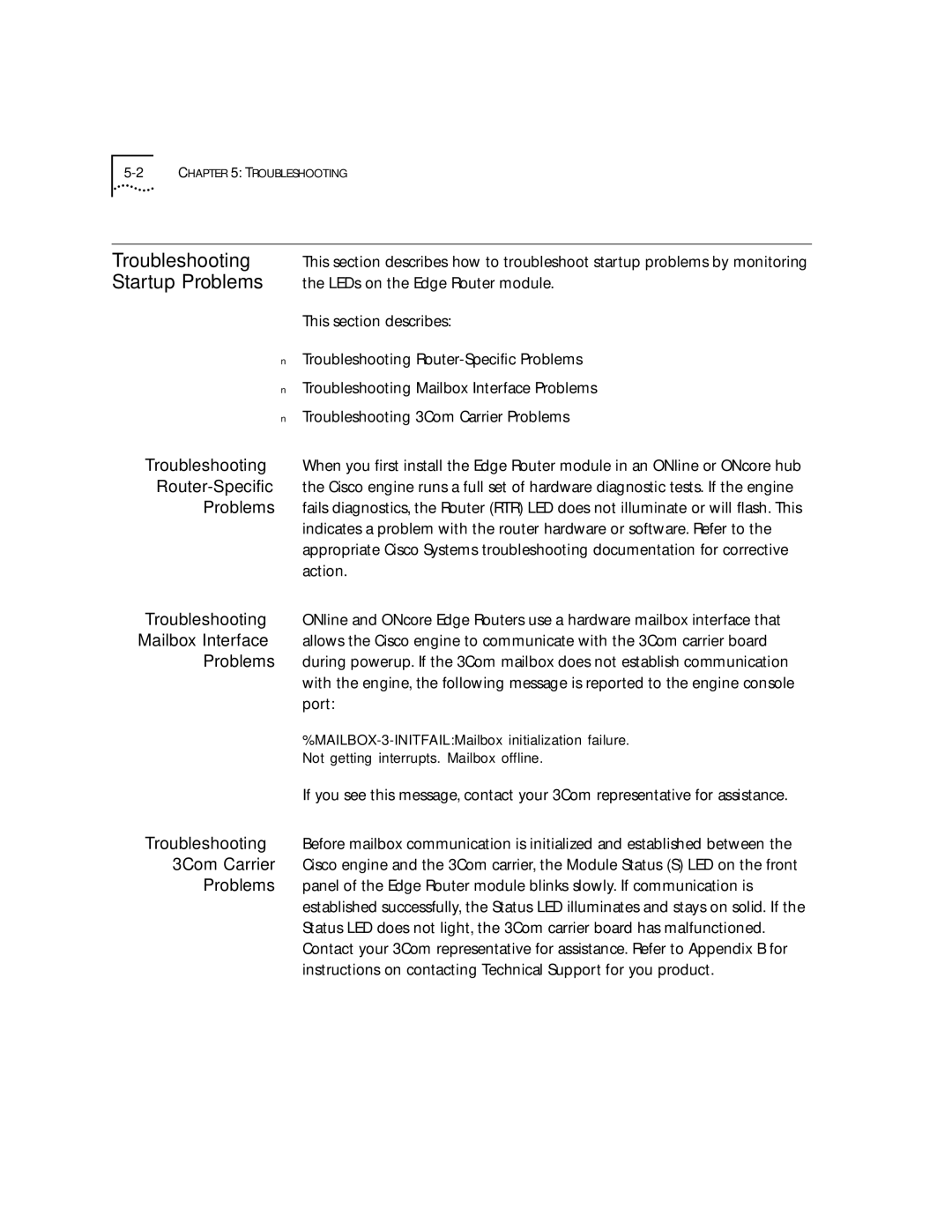 HP 2103R-CSDI manual Troubleshooting 