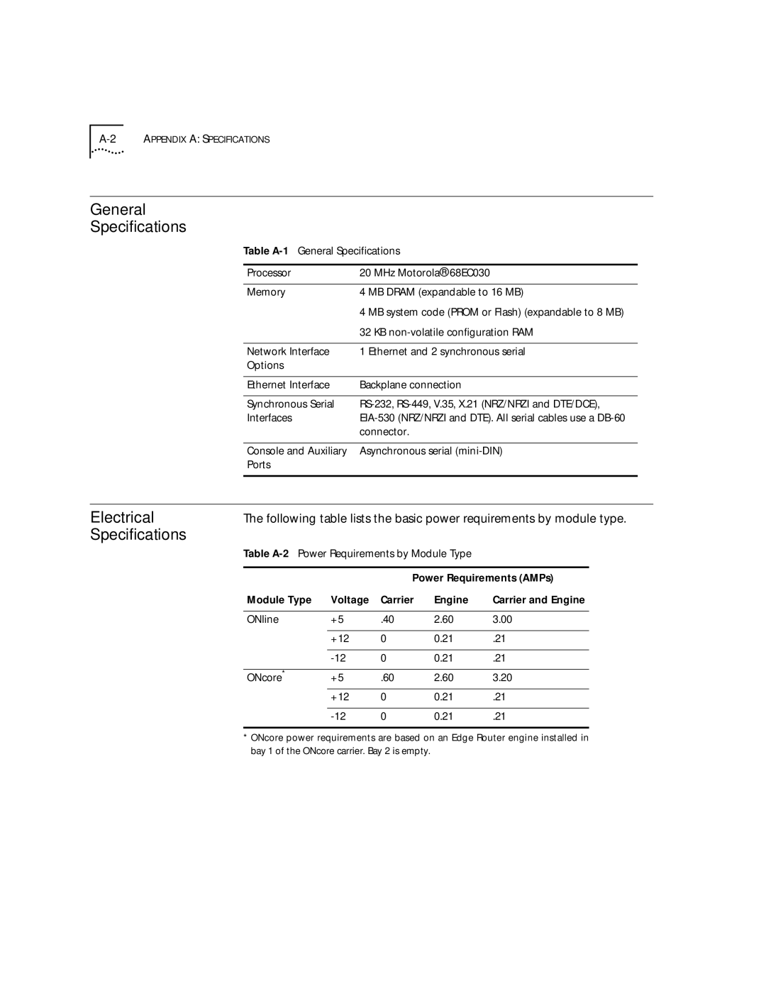 HP 2103R-CSDI manual General Specifications, Electrical 