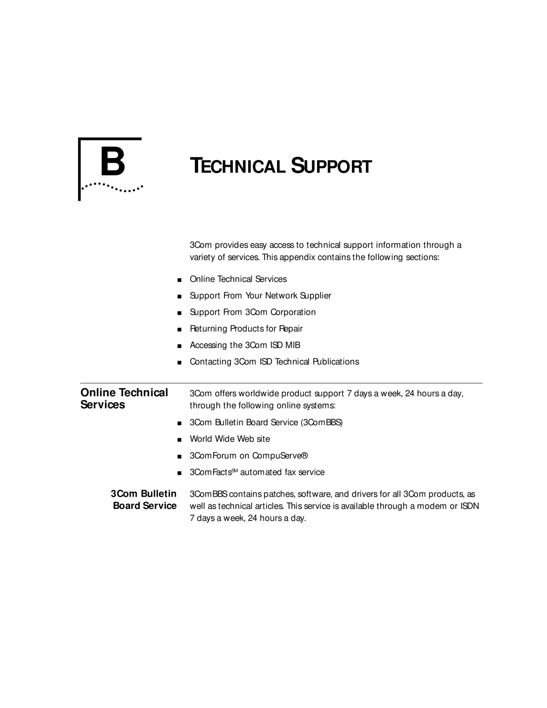 HP 2103R-CSDI manual Online Technical, Services, Through the following online systems, Days a week, 24 hours a day 