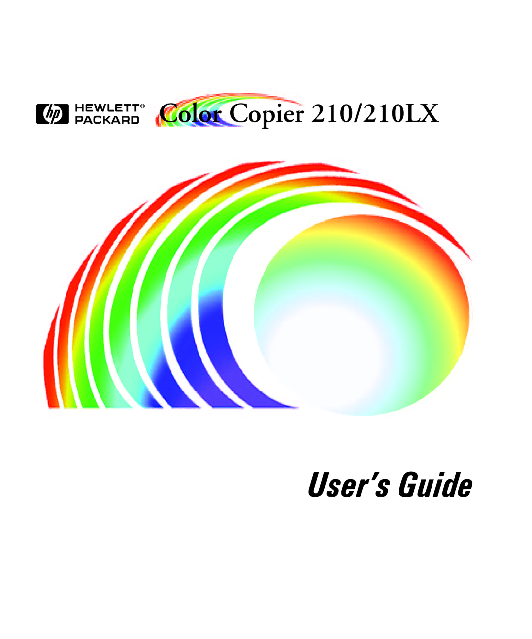 HP 210Lx manual User’s Guide 