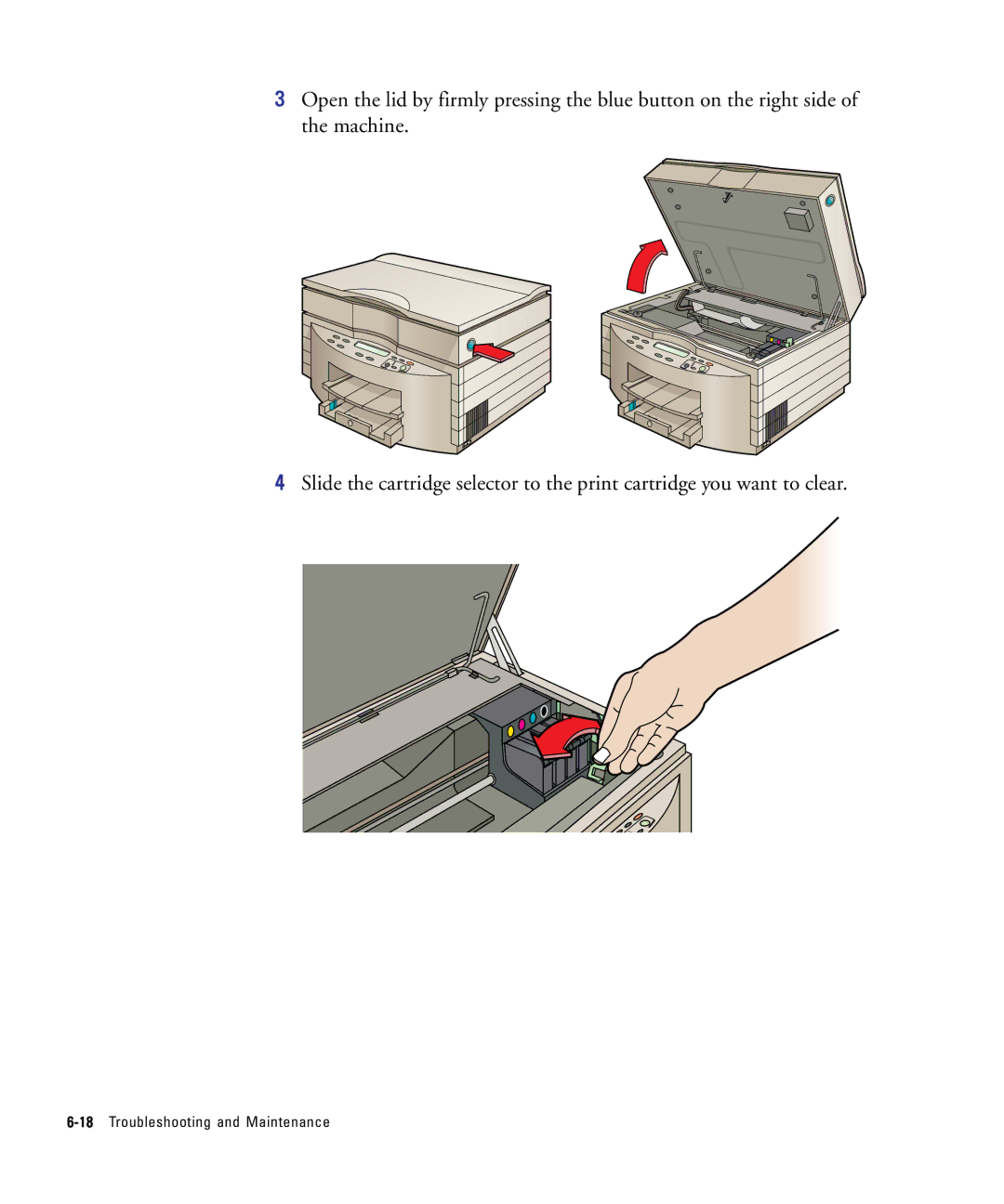 HP 210Lx manual 18Troubleshooting and Maintenance 