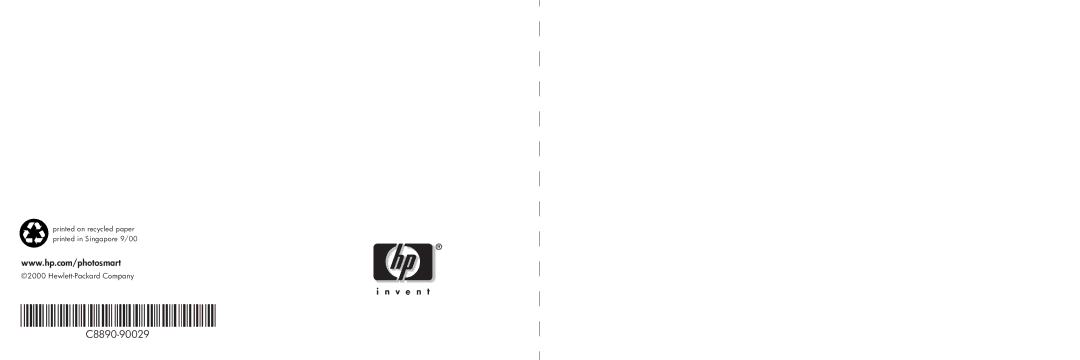 HP 215 manual C8890-90029 