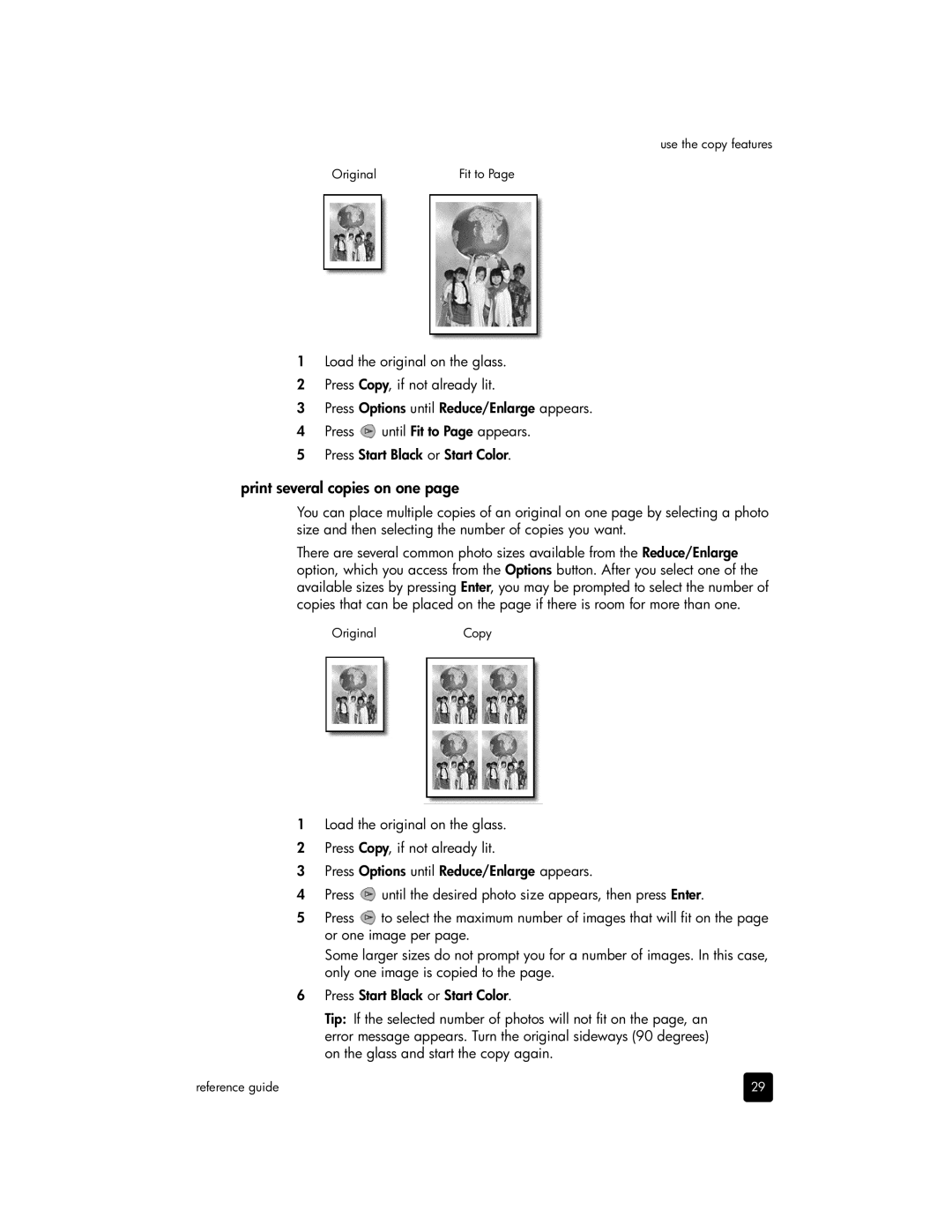 HP 2175v, 2170, 2175xi manual Print several copies on one 