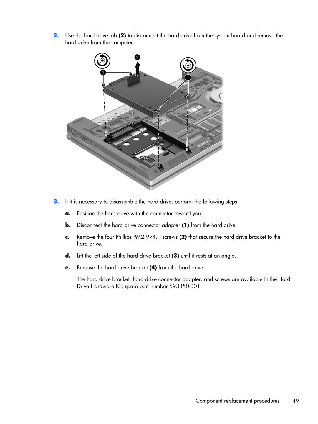 HP 2170p B8V03UTABA manual 