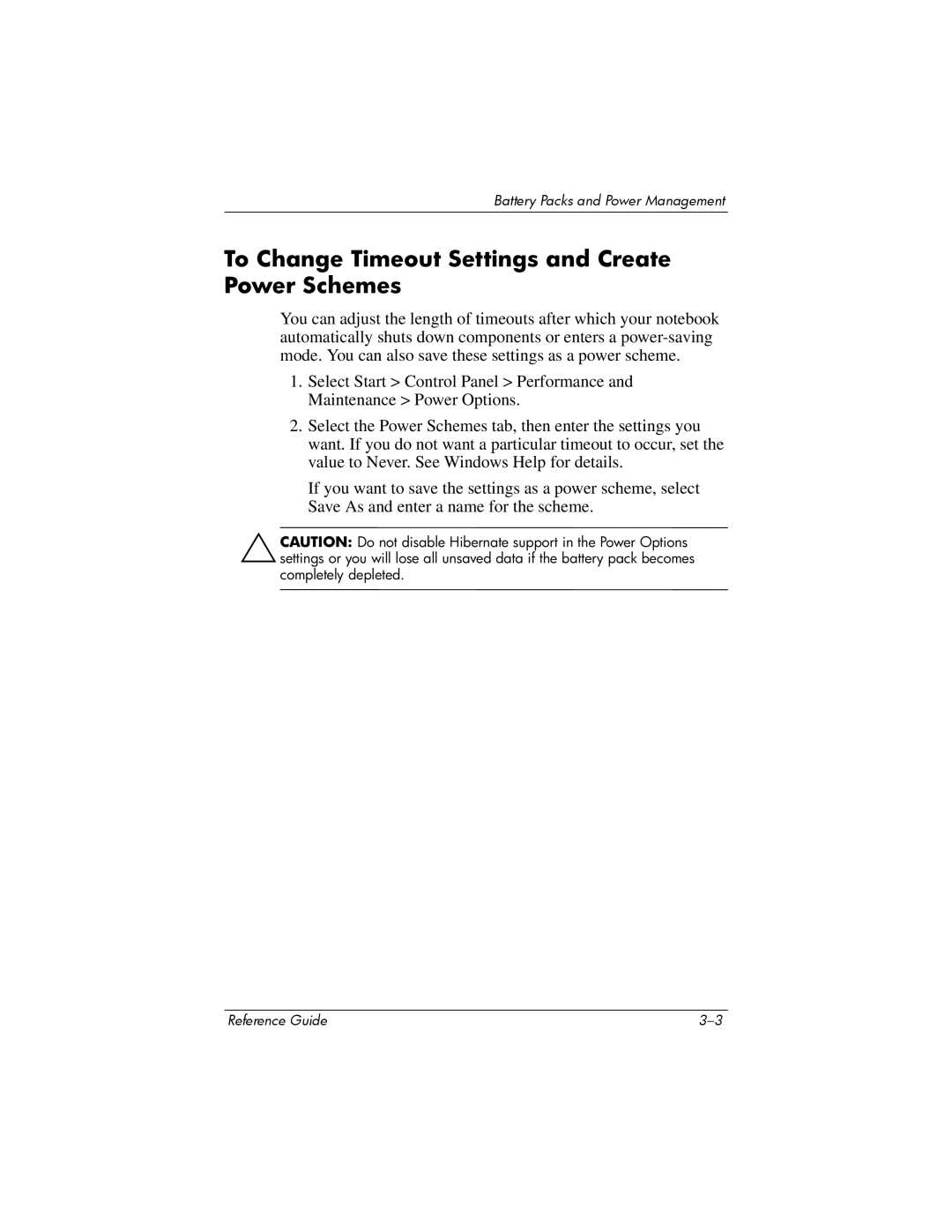 HP 2217AP, 2200, 2209CL, 2206US, 2206AP, 2206AL, 2204US, 2204AL, 2203AP manual To Change Timeout Settings and Create Power Schemes 